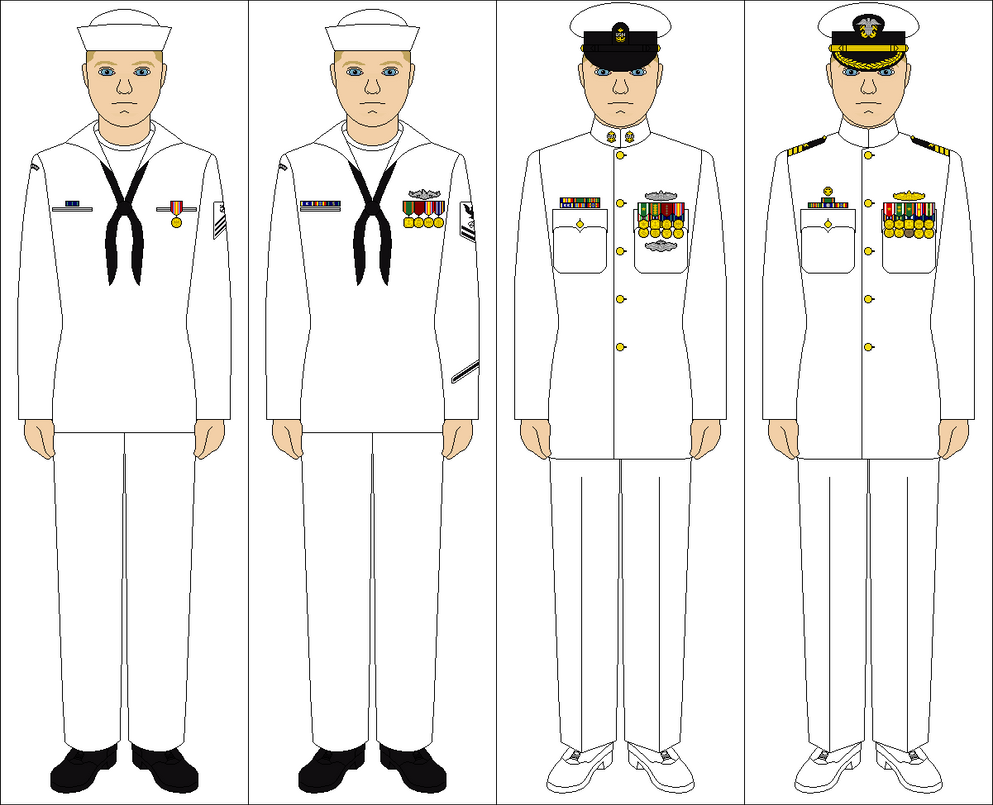 Navy Uniform Dress Whites 94
