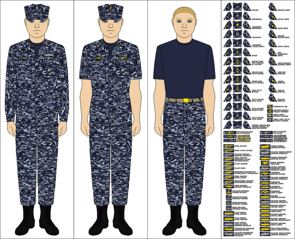 Military Navy Uniform 121