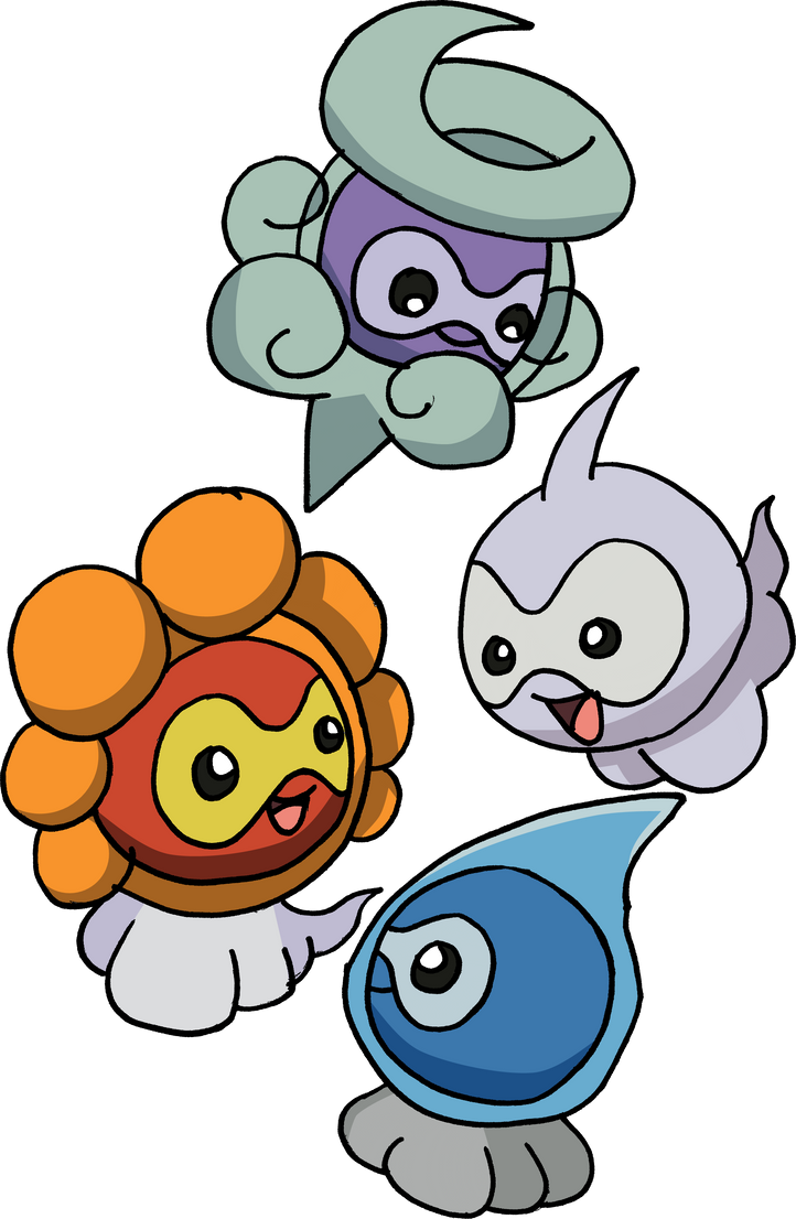 351___castform___all_formes_by_tails1995