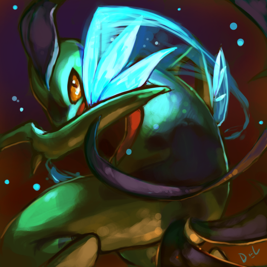 speedpaint__riley_the_grovyle_by_delano_