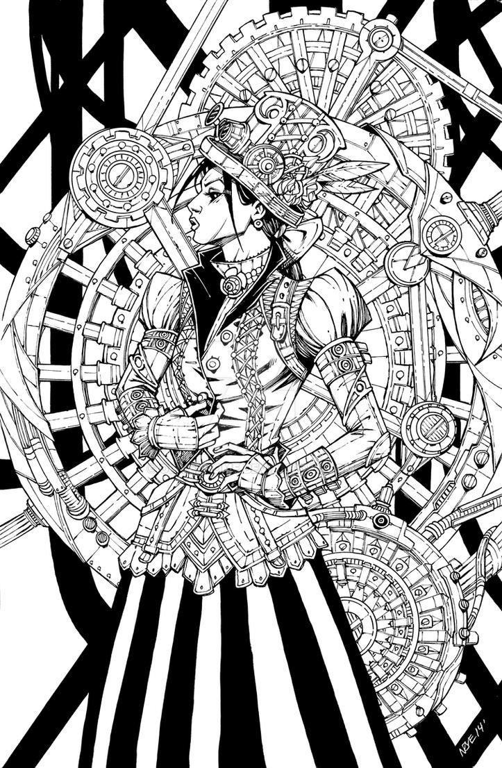 lady mechanika coloring pages - photo #20