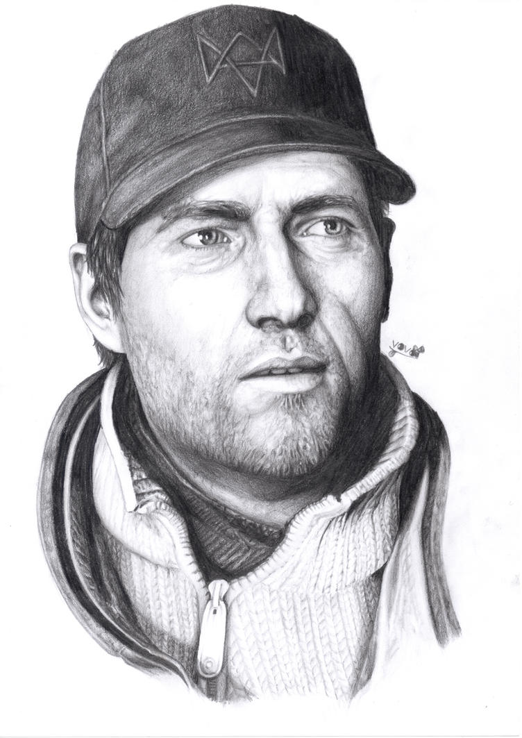 Aiden Pearce Drawing + VIDEO by RVOVS ... - aiden_pearce_drawing___video_by_rvovs-d7xwmko