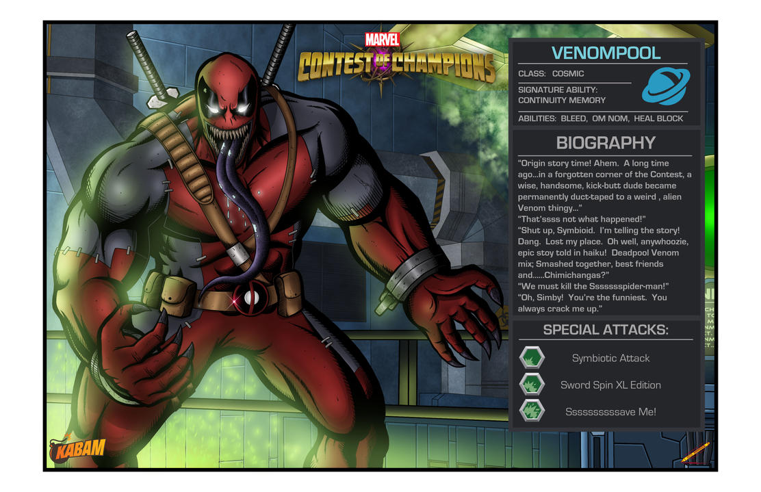 Delvis vene Summen Venompool (Marvel Contest of Champions) by millenniumman001 - Digital  Webbing Forums