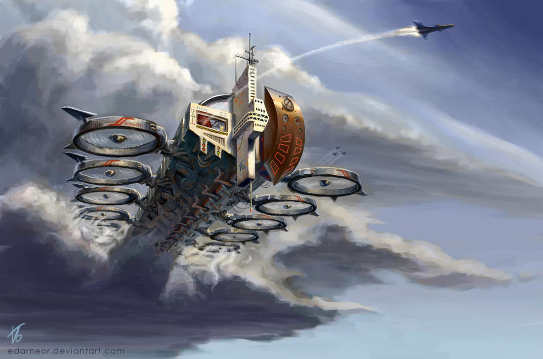 Sky Destroyer Concept by MikeDoscher on deviantART 