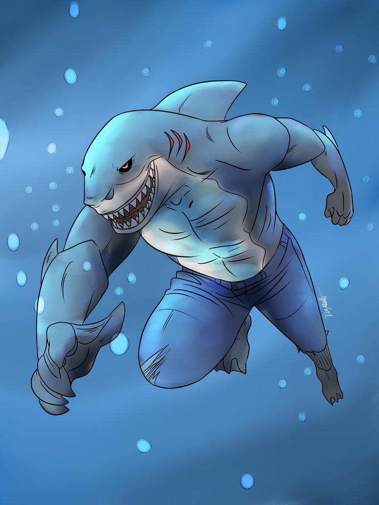 How To Draw King Shark
