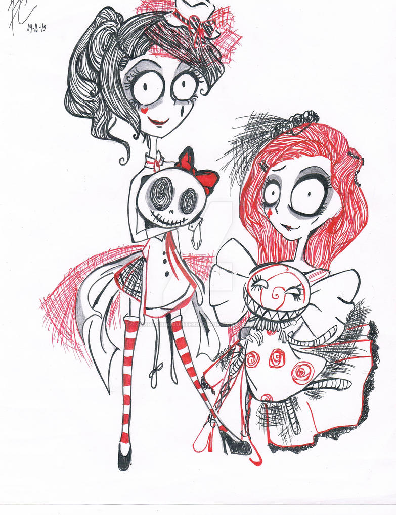 Me and My Best Friend Tim burton Art style by